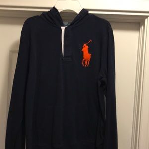 Polo by Ralph Lauren cotton hooded sweatshirt.